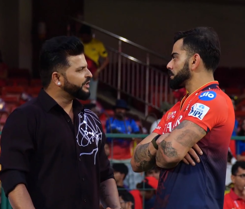 suresh raina and virat kohli discussion