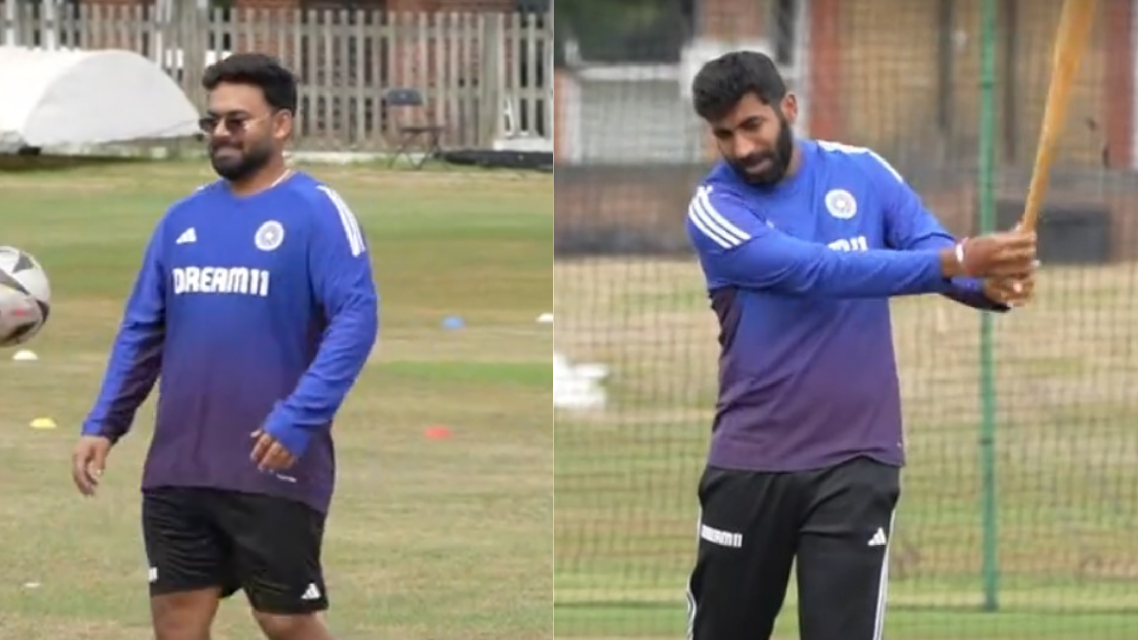 Rishabh Pant and Jasprit Bumrah ahead of India vs England 4th Test at Manchester 2025