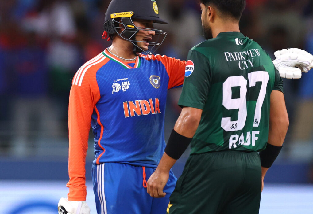 “Abhishek Sharma celebrates after scoring 74 runs against Pakistan, Asia Cup 2025 – Player of the Match”