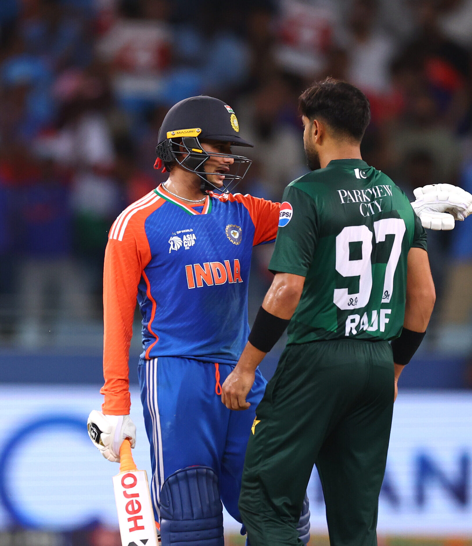 “Abhishek Sharma celebrates after scoring 74 runs against Pakistan, Asia Cup 2025 – Player of the Match”