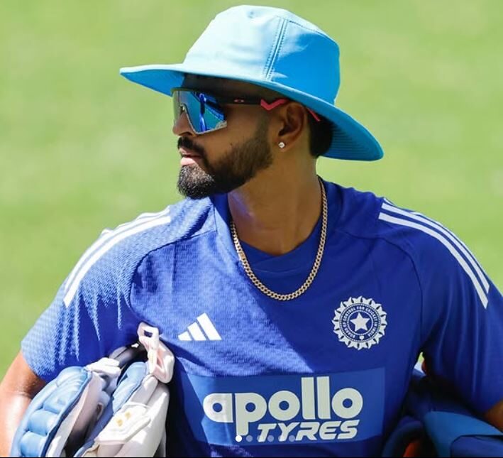 Shreyas Iyer during training ahead of India vs Australia ODI series 2025
