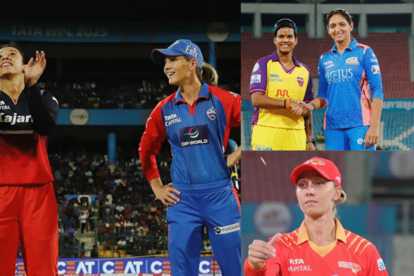 WPL 2026 retained players announcement featuring captains Harmanpreet Kaur, Jemimah Rodrigues, Smriti Mandhana, Beth Mooney, and Alyssa Healy.